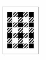 Small Buffalo Check Pattern Stencil