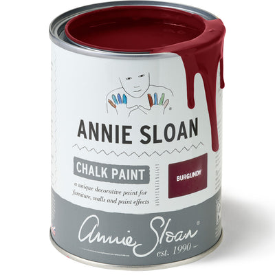 Annie Sloan Chalk Paint in the color of Burgundy 