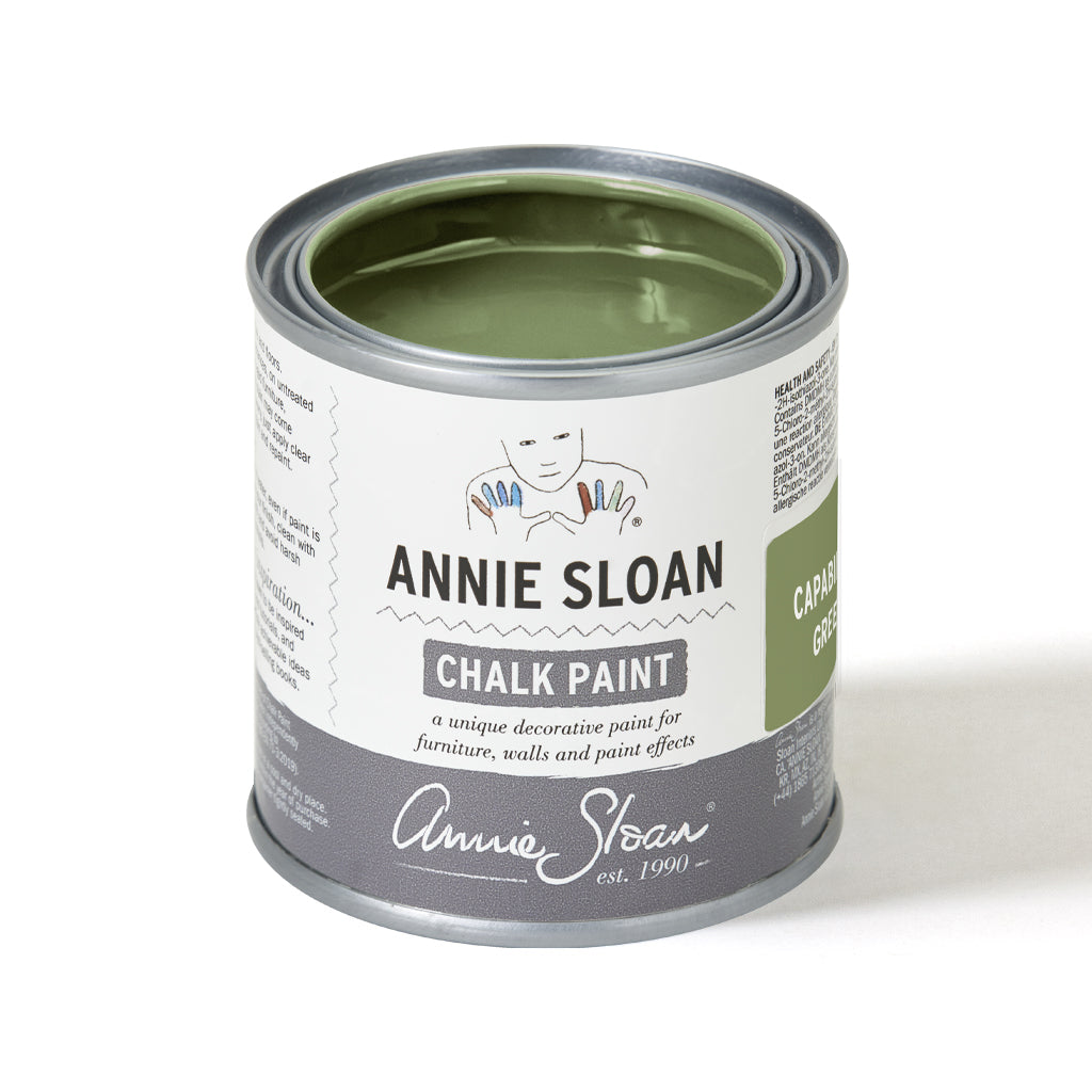 Can of Annie Sloan Chalk Paint in Cactus Green  color