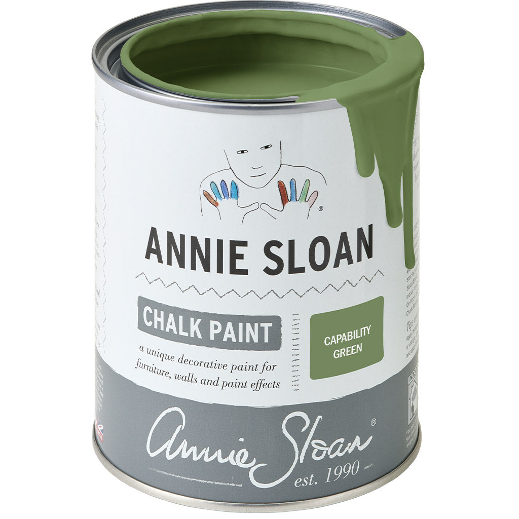 Annie Sloan Chalk Paint in  the color of Capability Green  