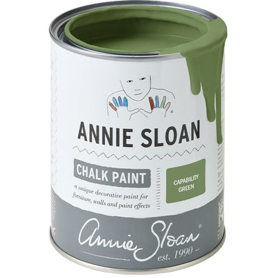 Annie Sloan Chalk Paint in  the color of Capability Green  