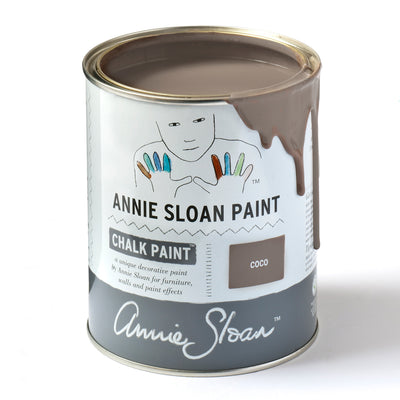 Annie Sloan Chalk Paint in the color of 'Coco' 
