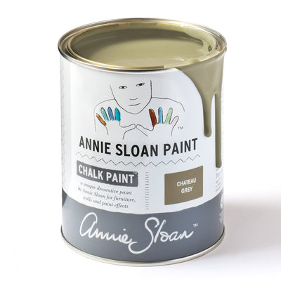 Annie Sloan Chalk Paint can  in 'Chateau Grey' coloe