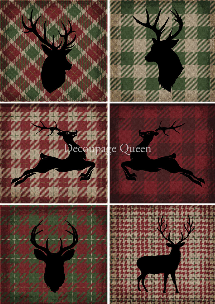 Decoupage Queen -Christmas Plaid