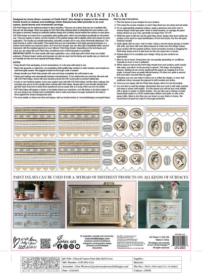 Classical Cameo Paint Inlay