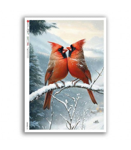 2025-Paper Designs-Classic Winter Cardinals (Christmas 0383)