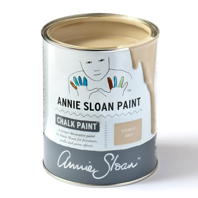 Annie Sloan Chalk Paint in the color of Country Grey 