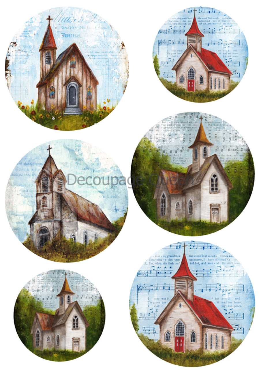 Teresa Rene Art-Church Ornaments 0649