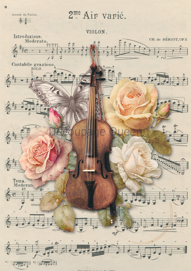 Decoupage Queen-Pizzicato 0606