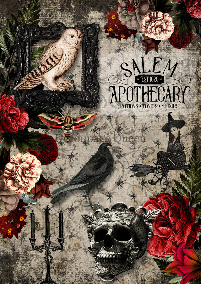 Decoupage Queen-Salem Apothecary -Limited Edition
