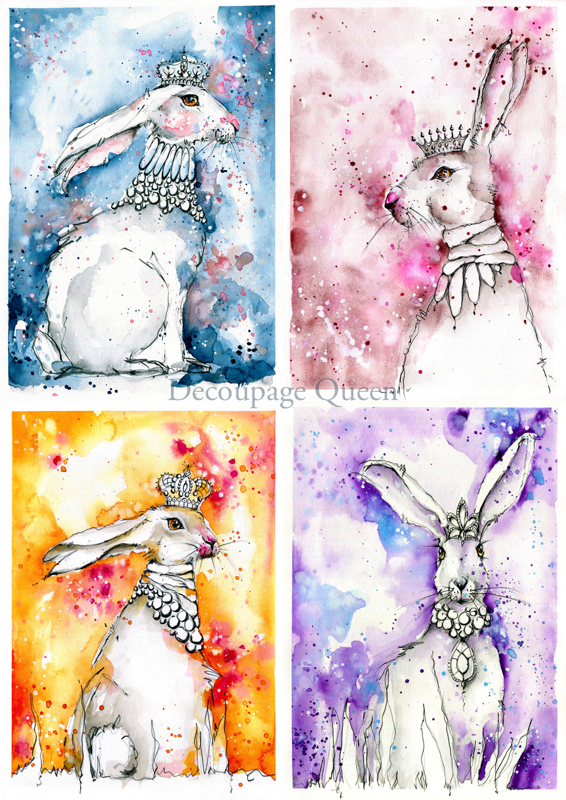 Toni Burt -  Hares Four Pack 0540