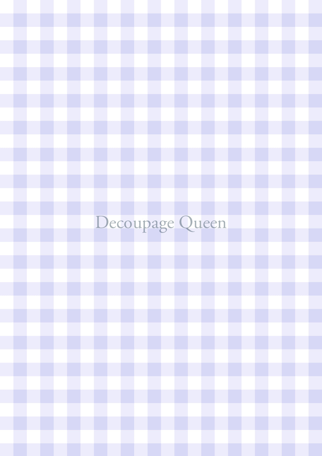 Decoupage Queen - Purple Gingham 0542