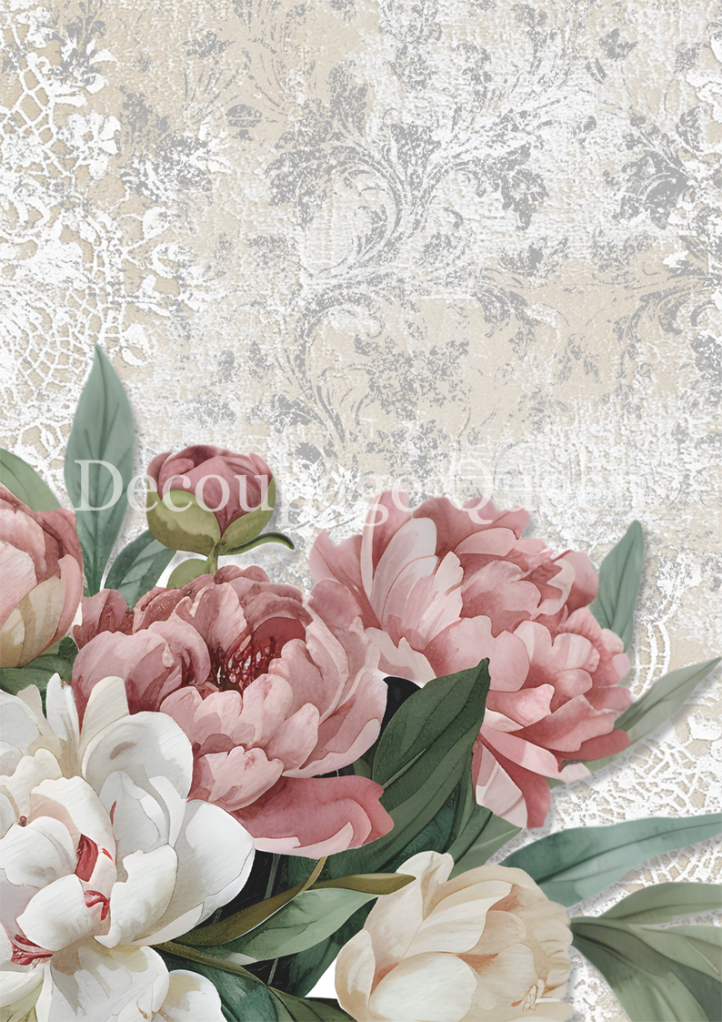 2025-Decoupage Queen-Peonies and Lace 0706