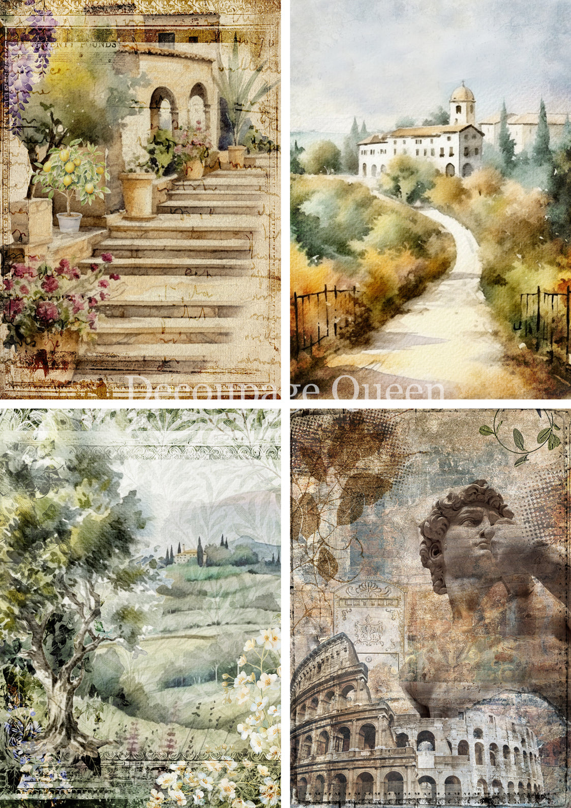 2025-Decoupage Queen-Italian 4 Pack