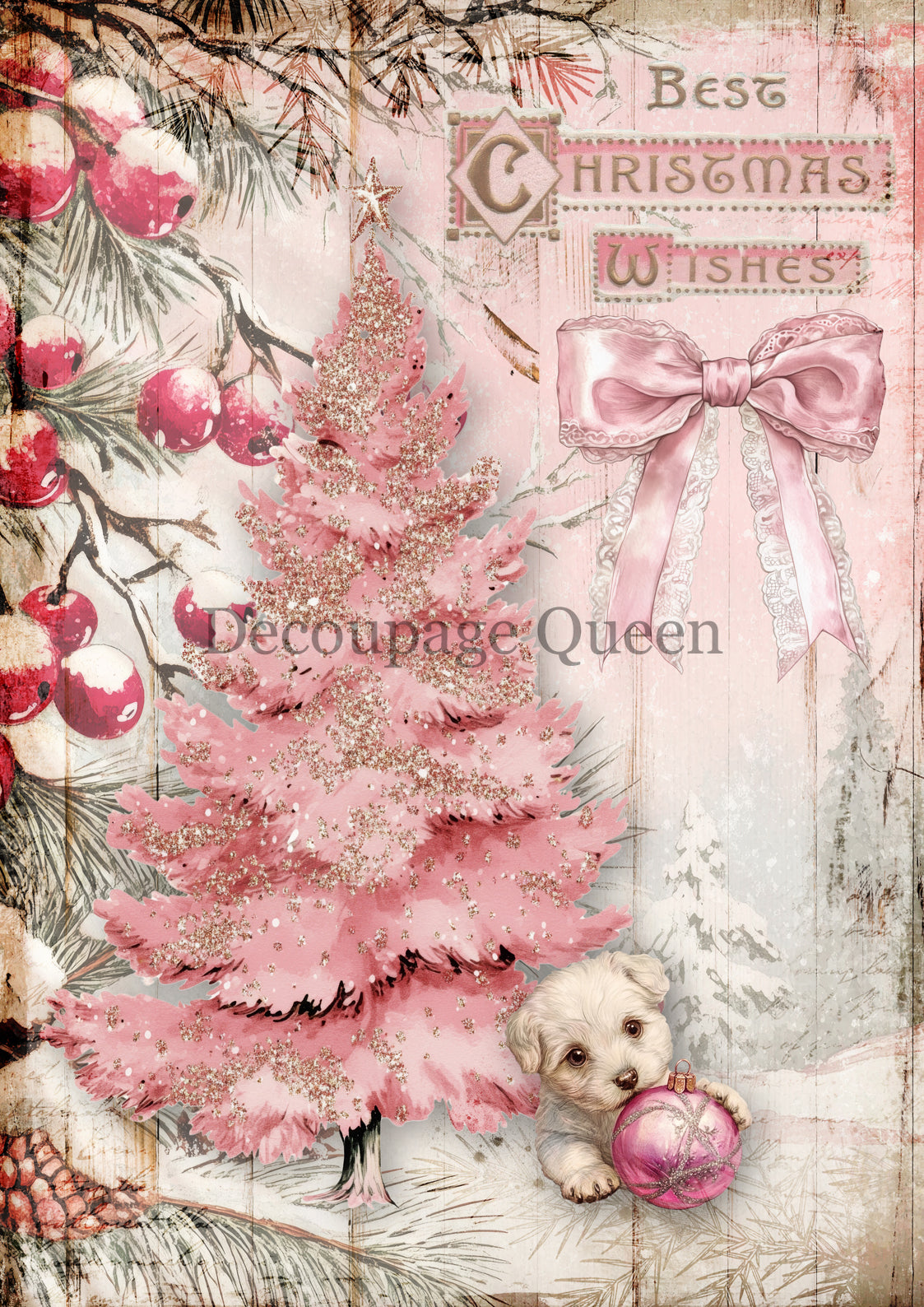 Decoupage Queen-Best Christmas Wishes