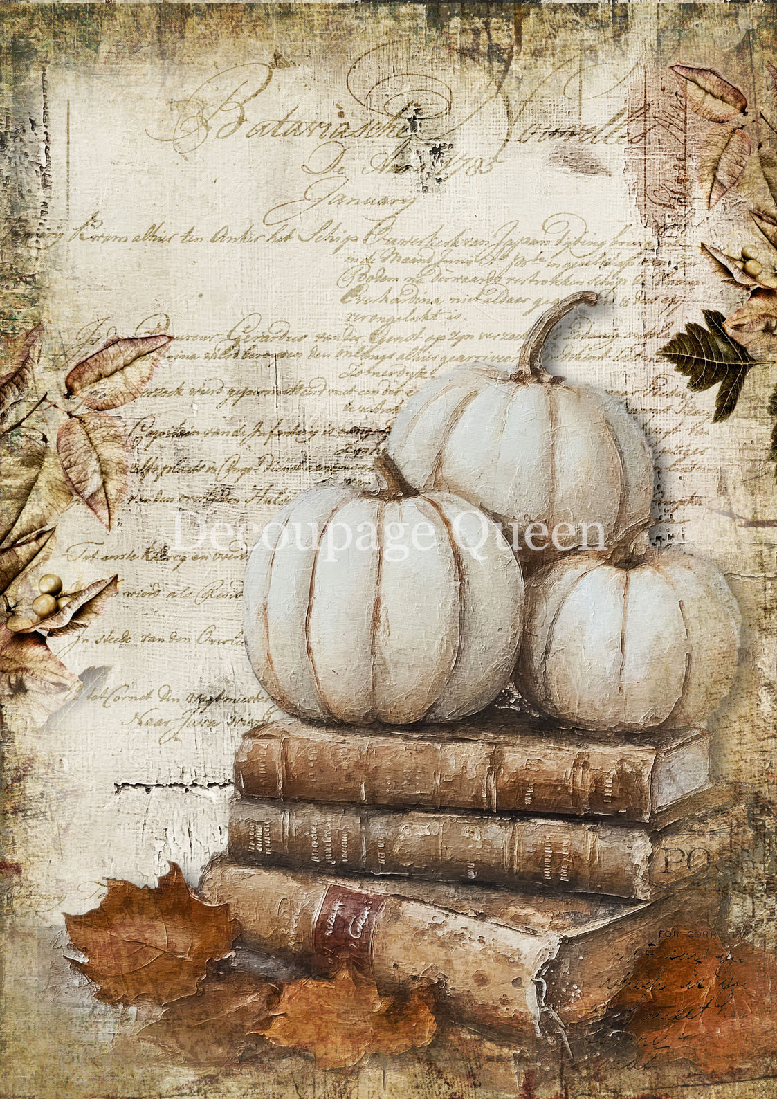 2025-Decoupage Queen-Cottage Pumpkin 2 (New)