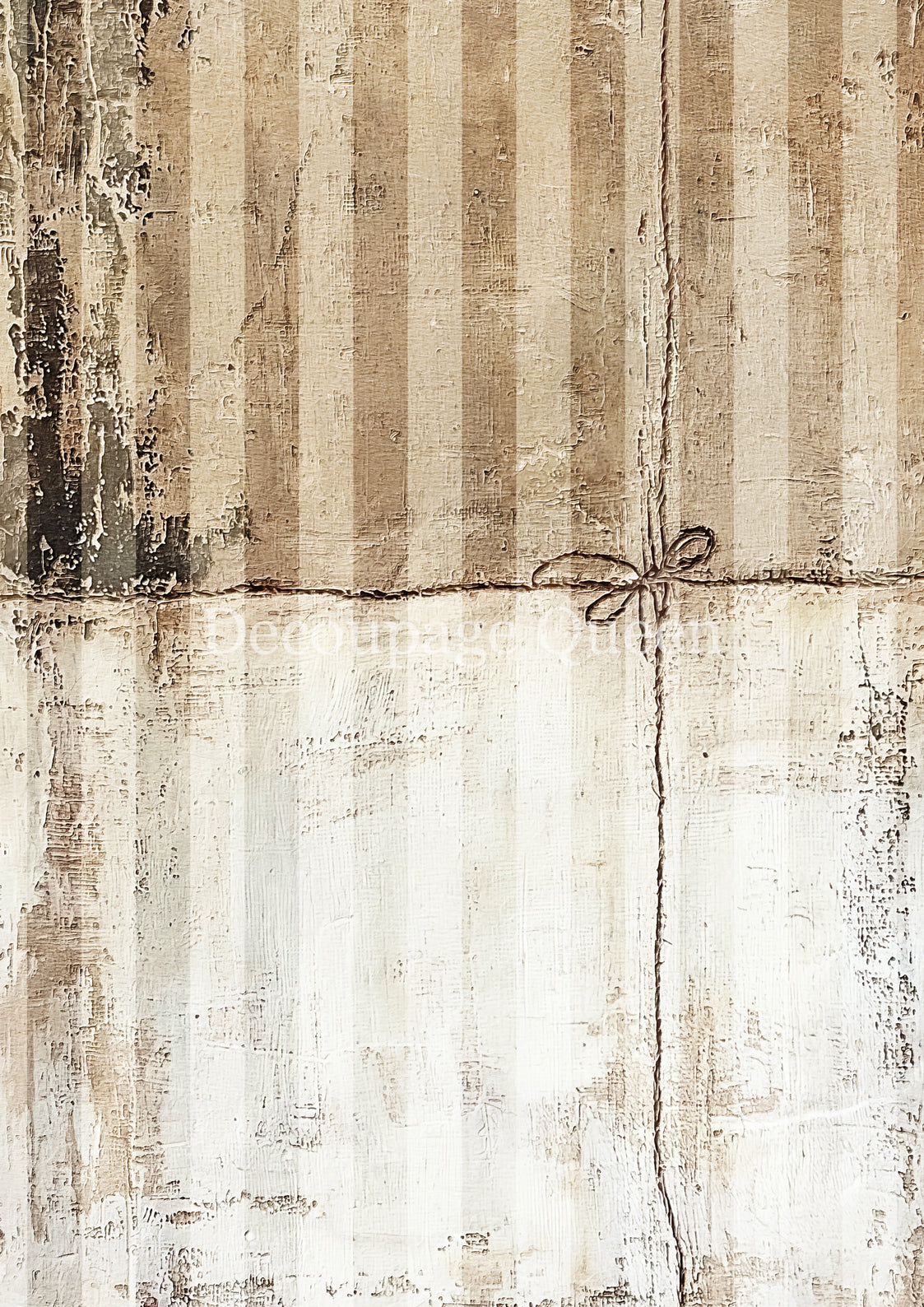 2025-Decoupage Queen-Cottage Stripes (New)