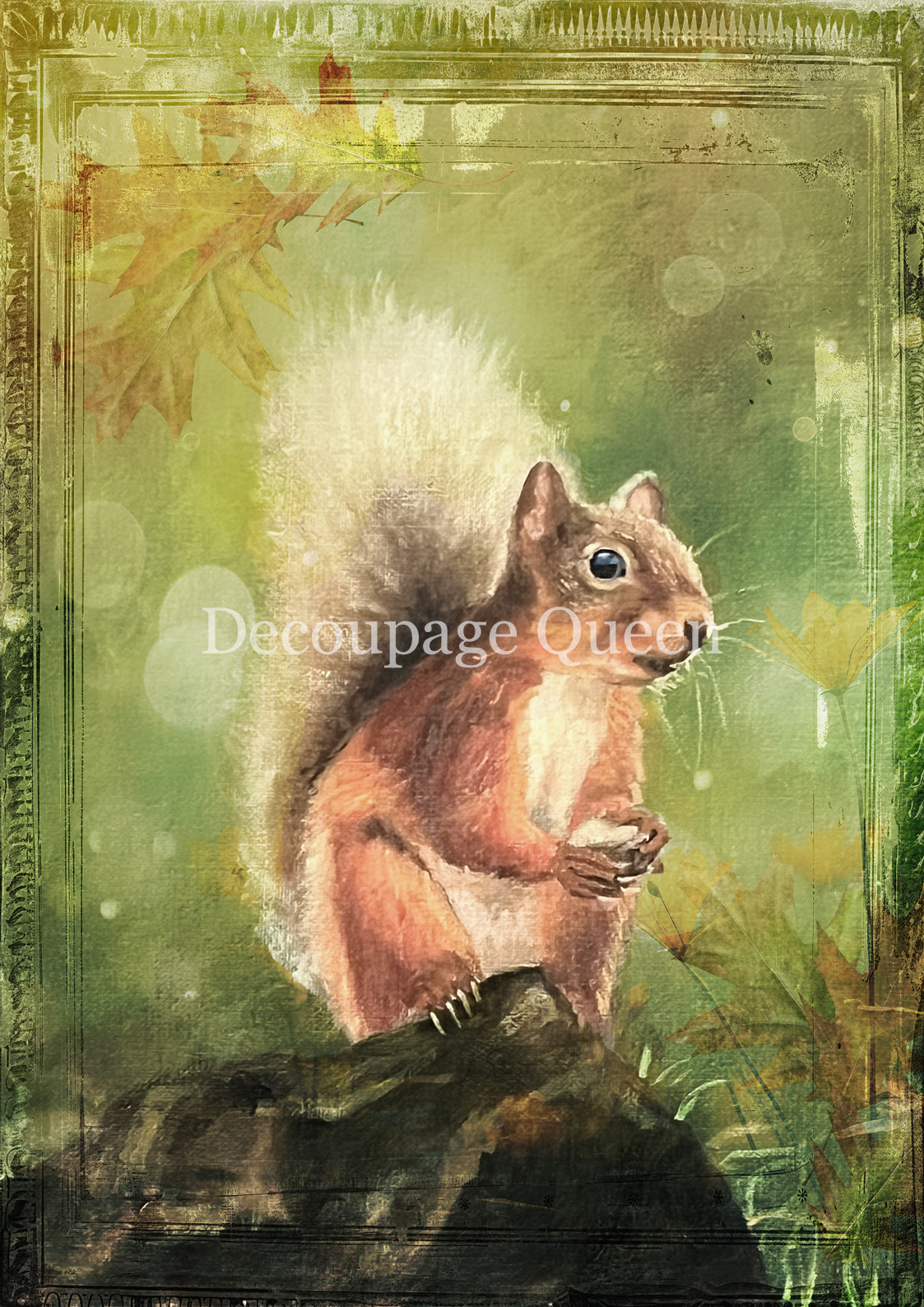 2025-Teresa Rene Art-Woodland Squirrel (New)