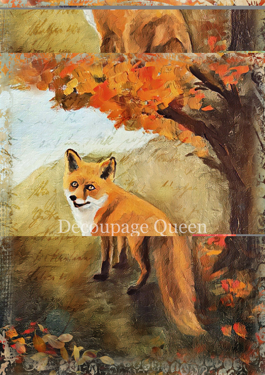 2025-Teresa Rene Art-Painted Fox (New)