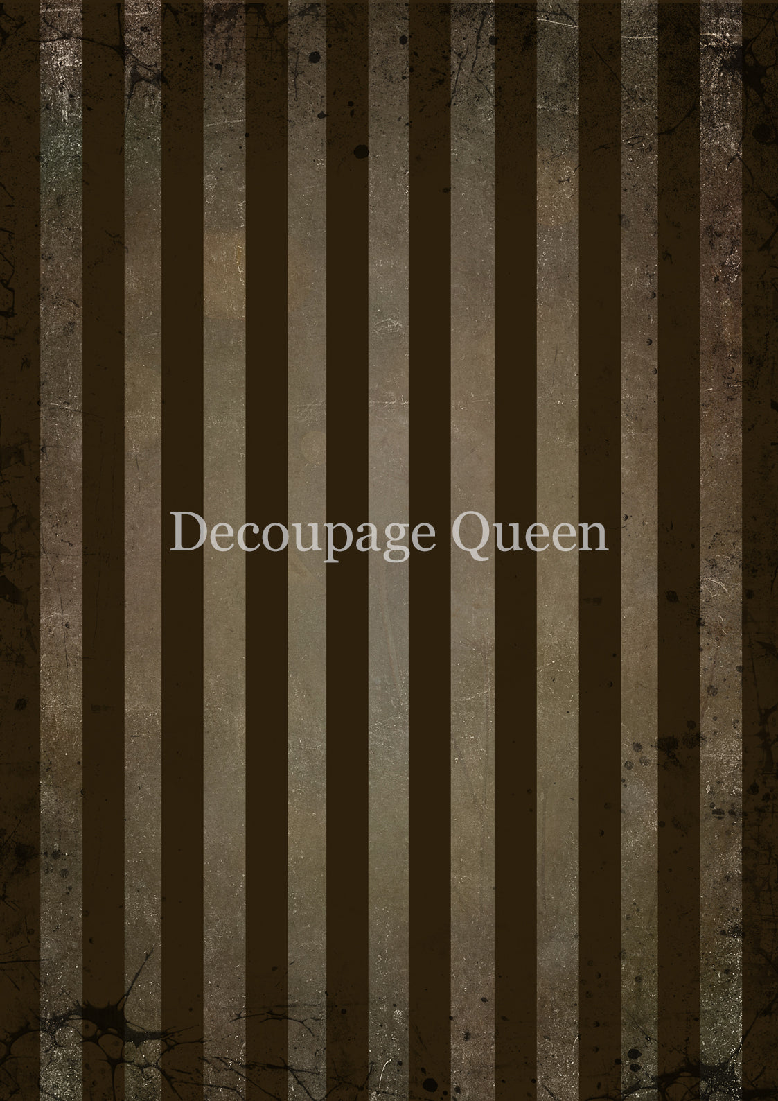 2025-Decoupage Queen-Brown Stripes (New)