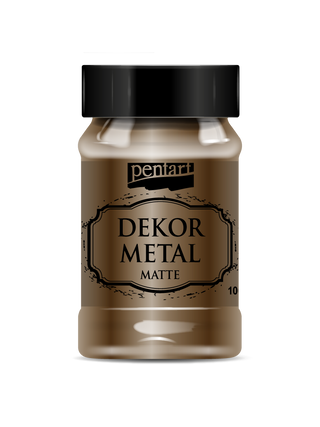 Pentart Dekor Metal Matte-Chocolate