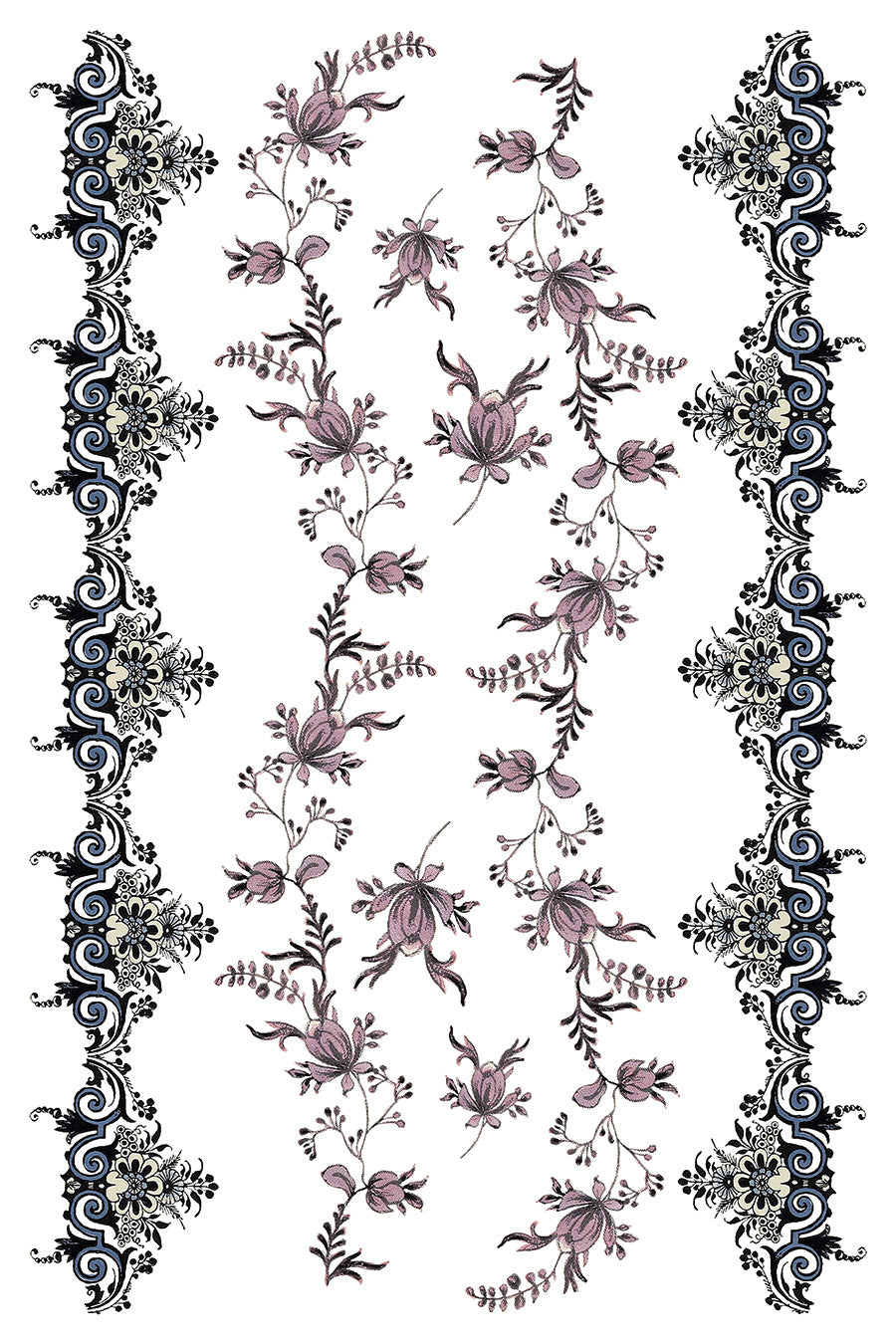 Fairytale Florals Transfer