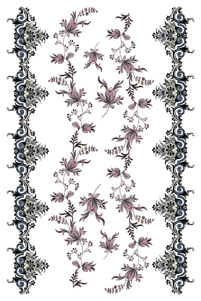 Fairytale Florals Transfer