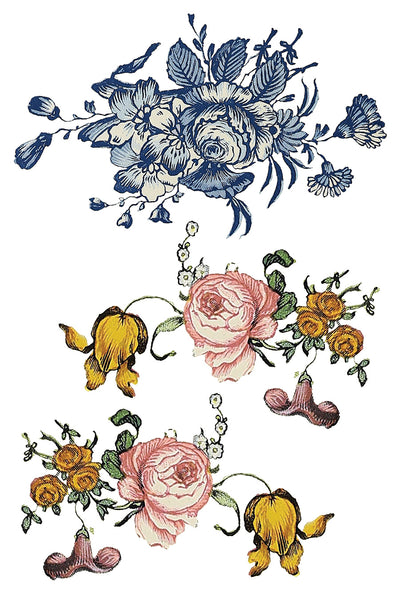 Fairytale Florals Transfer