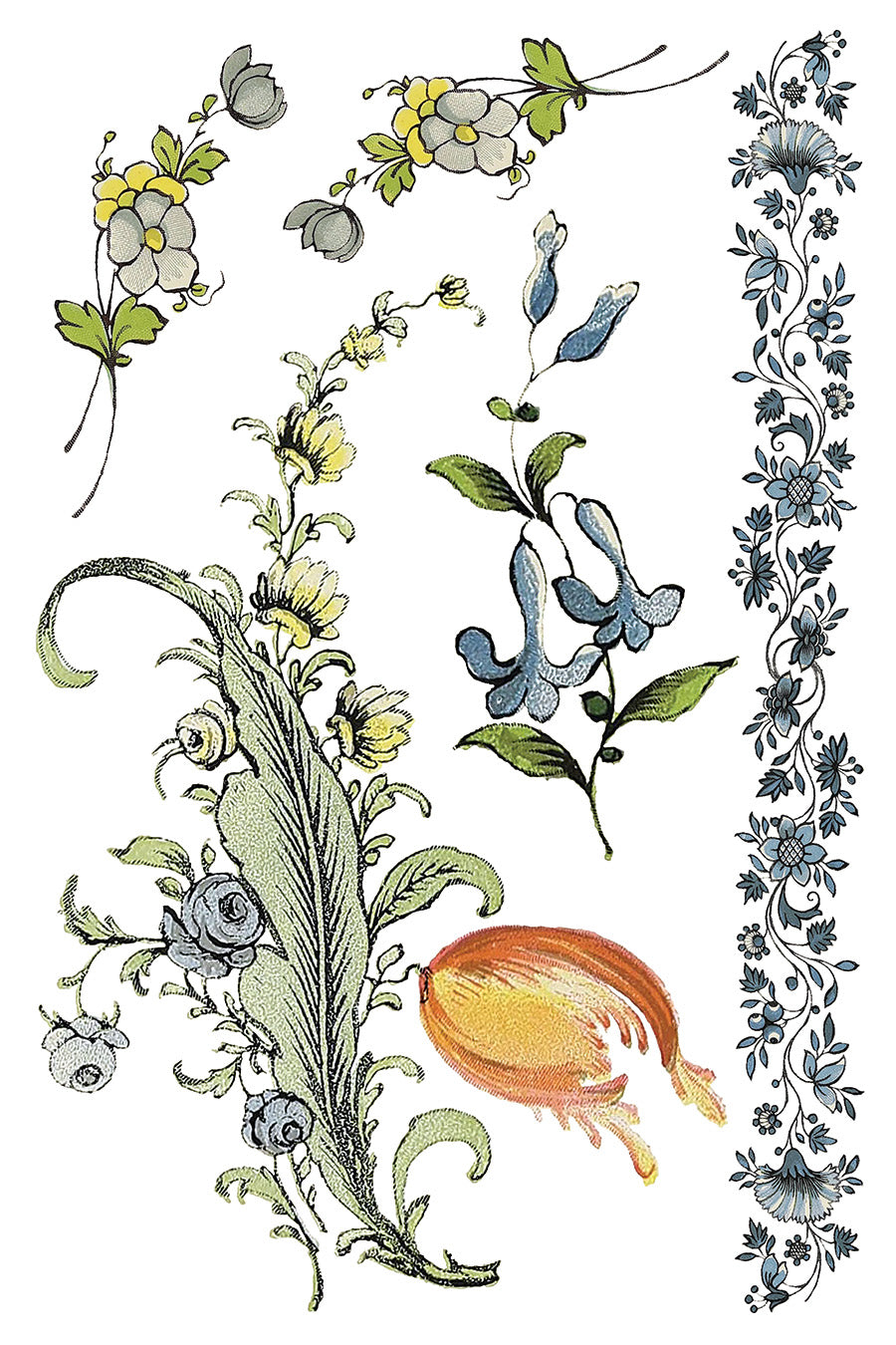 Fairytale Florals Transfer