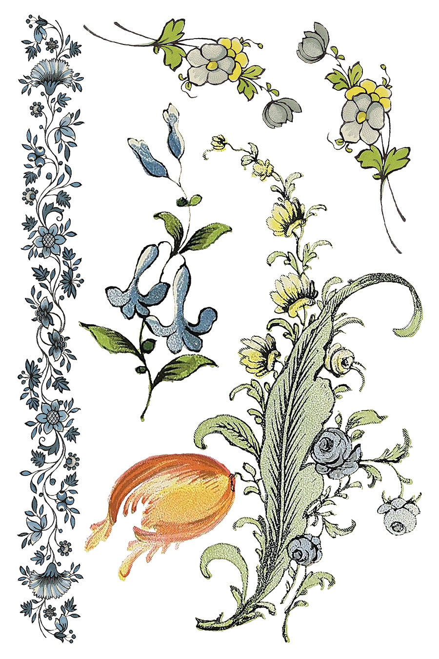 Fairytale Florals Transfer