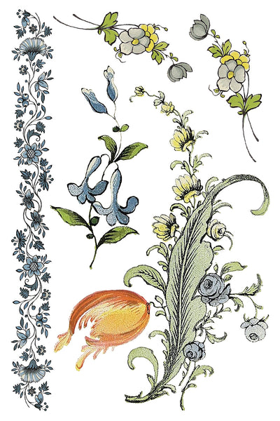 Fairytale Florals Transfer