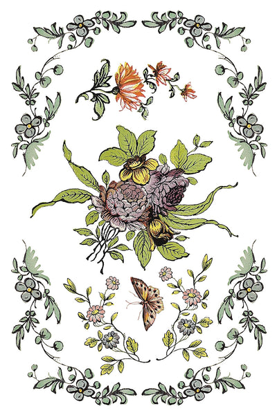 Fairytale Florals Transfer