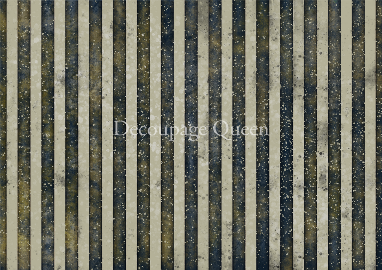Decoupage Queen -Festive Stripes