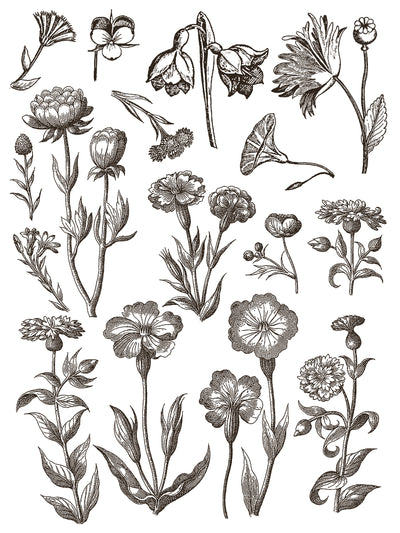 Floriography Paint Inlay
