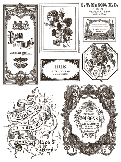 Floriography Paint Inlay