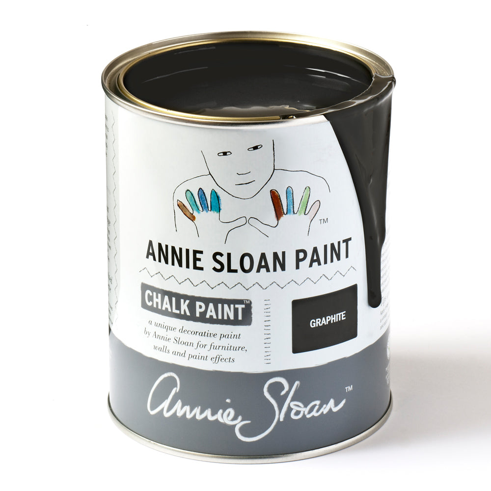 Annie Sloan Chalk Paint can labeled 'Graphite' 