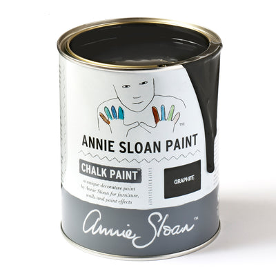 Annie Sloan Chalk Paint can labeled 'Graphite' 