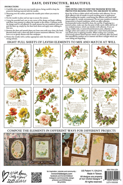 Lover of Flowers Transfer