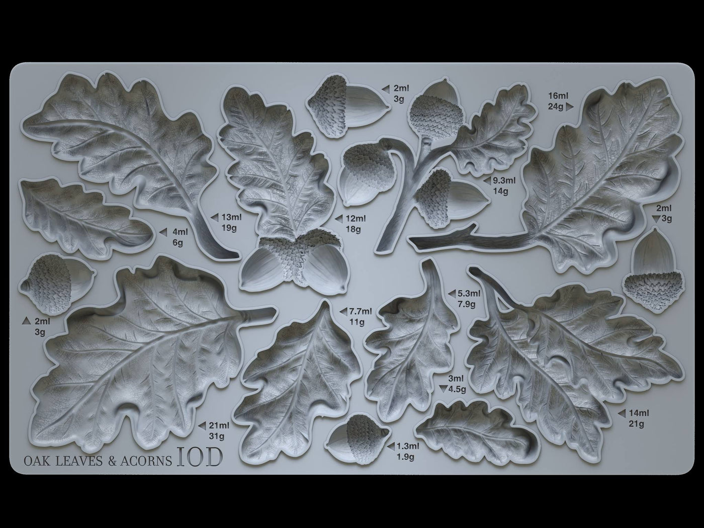 Oake Leaves & Acorns Mould