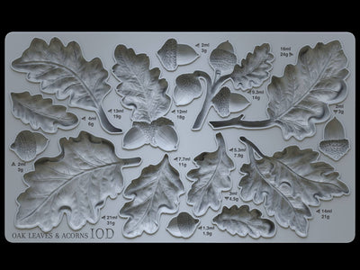 Oake Leaves & Acorns Mould