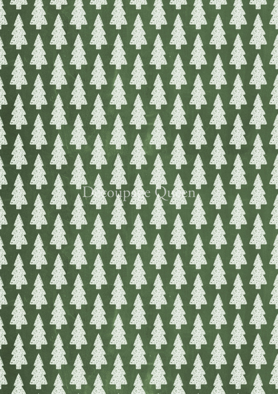 2023-Decoupage Queen-Patterned Pines  (New)