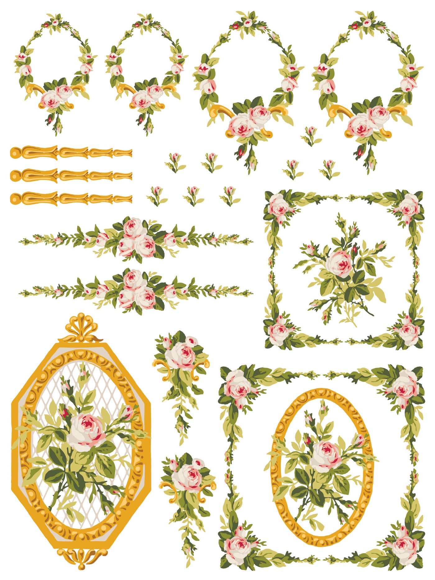 2024-Petite Fleur Pink Paint Inlay (New Release)