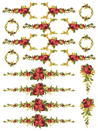 2024-Petite Fleur Red Paint Inlay (New Release)