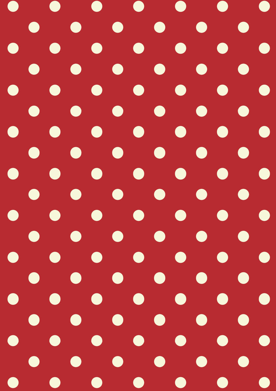 2025-Decoupage Queen-Red with White Dots