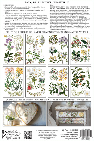 Sarah Featon's Botanicals Transfer