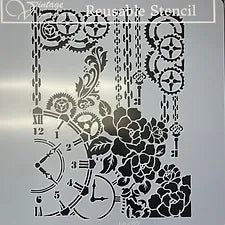 Vintage Retail Therapy Neo Victorian Stencil