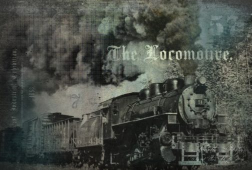 The Locomotive Decoupage Paper