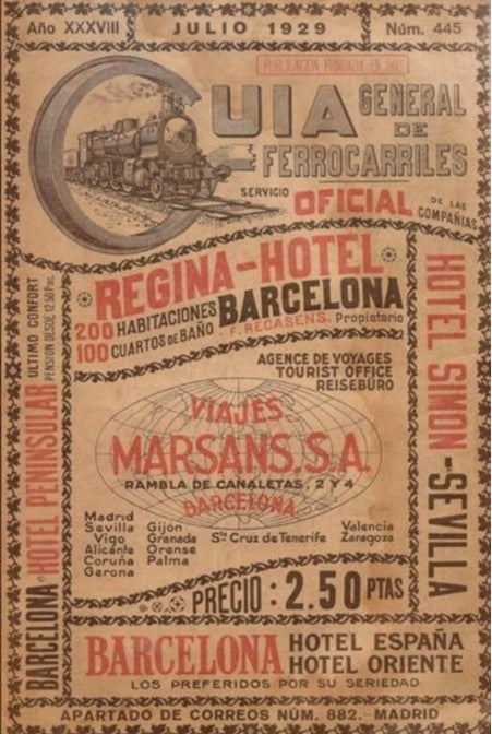 Vintage Train Decoupage Paper-R