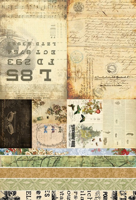 Junky Journal Block Decoupage Paper