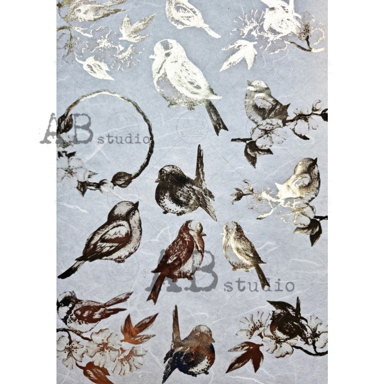 Gilded Birds Rice Paper-0061
